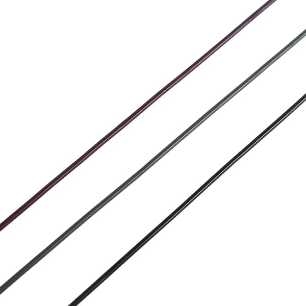 3 stk/sett silikonslange for karpefiskrigger, linebeskyttelse, 1 meter, 3 farger