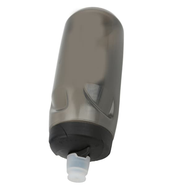 650 ml klämbar PP5 silikon cykelvattenflaska, läckagesäker, transparent grå