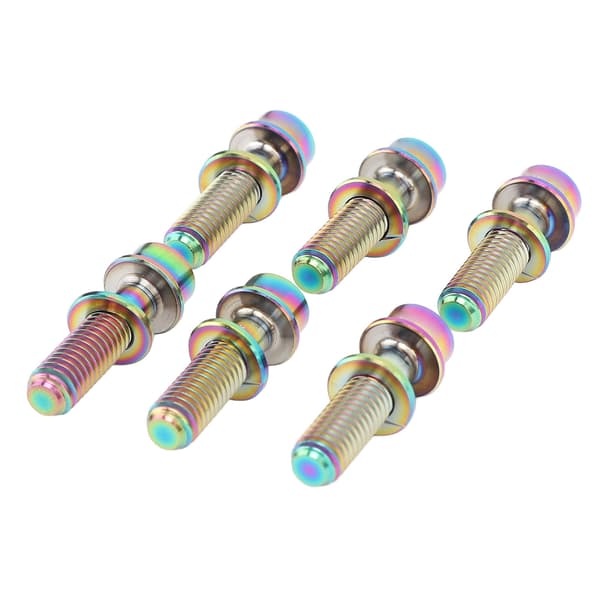 6 stk. cykelstyrbolte i titaniumlegering M5x18mm MTB-tilbehør med skive