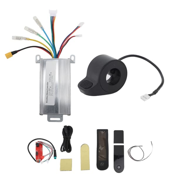36V 350W Motorkontrollersett med Displaypanel, Tommelgass for Elektrisk Sparkesykkel
