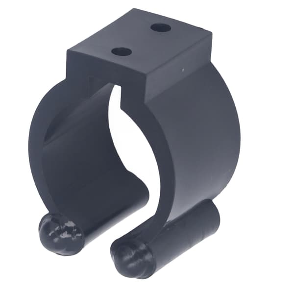 20 bærbare poolkø-clips, rackholder, praktisk clip i sort plast, 23 mm
