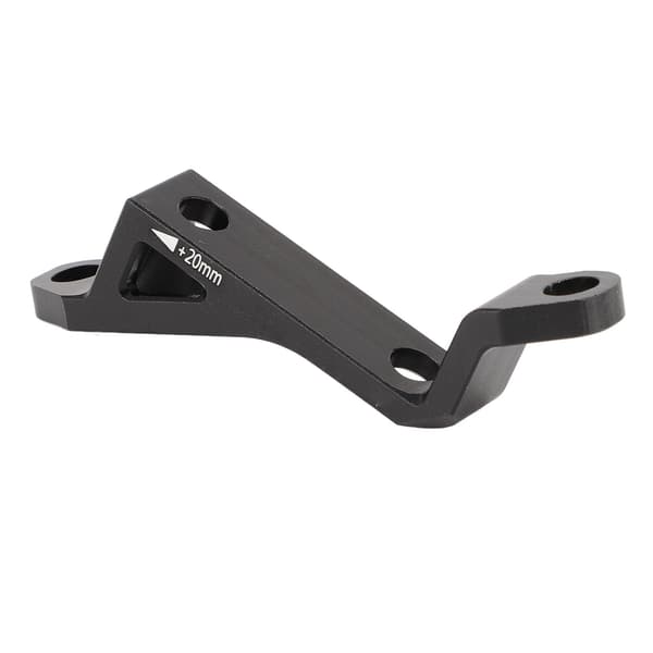 FM til PM aluminiumsskivebremseadapter 74 mm til 34 mm kompatibel med 160/180 skiver sort