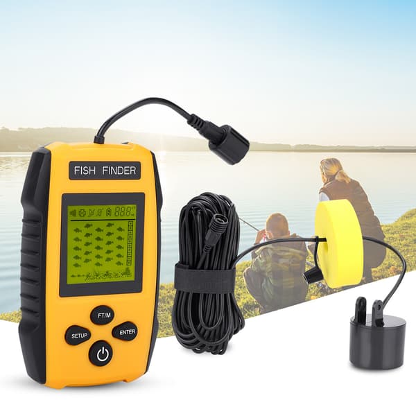 Bærbar LCD-fiskesøker med 100M ekkoloddsensor, fisketilbehør TL88E