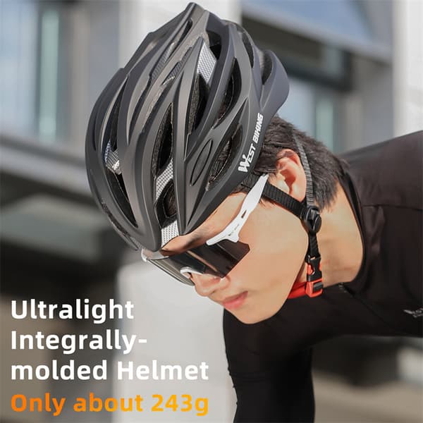 Ultralätt integrerad ventilerande cykelhjälm med EPS-passform och skydd - Säkerhetsutrustning