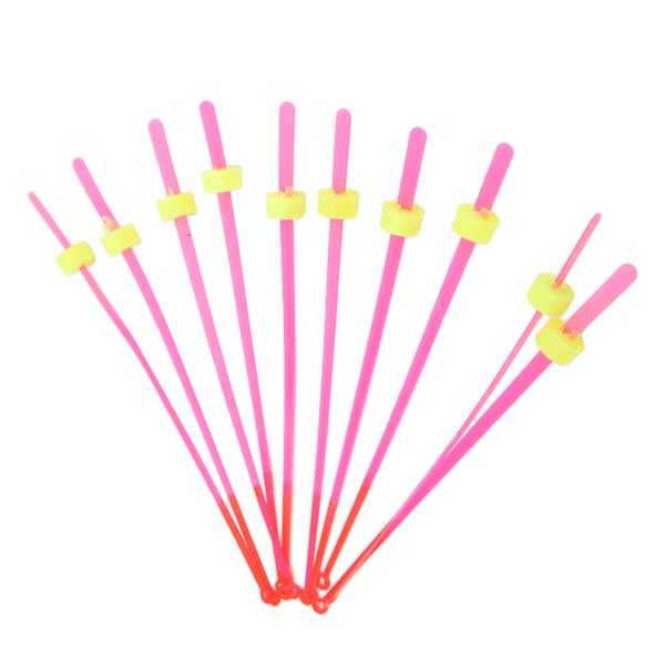 10 st Mini ABS Isfiskespötoppar 12 cm Vinterfisketillbehör
