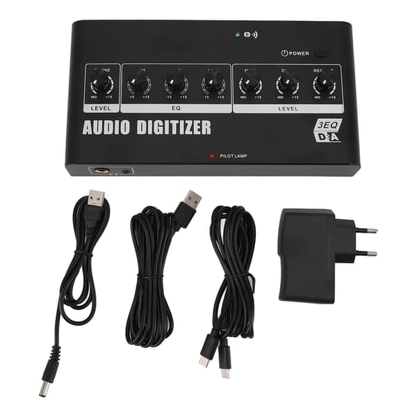 Digital til analog lydkonverter Bluetooth 3,5 mm RCA-jackadapter til TV hjemmebiograf EU-stik