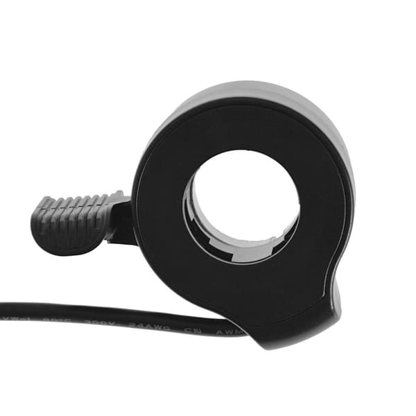 Universal tommelfingergas til elcykler og el-løbehjul, ABS, sort, 41 cm kabel