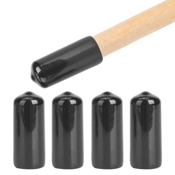 10 STK Pool Kø Spidsdæksel, Holdbar Gummi Beskytter, 13mm Tilbehør