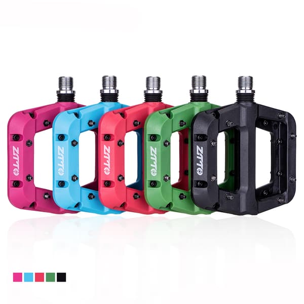 Skridsikre MTB Cykelpedaler, Nylonfiber Platform, 9/16 Tommer Aksel