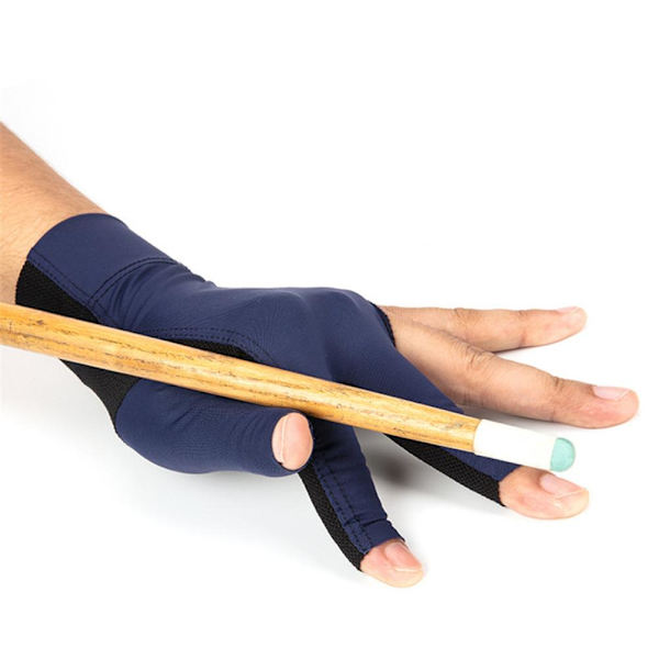 3-fingers biljardhandskar, halkfria, elastiska, slitstarka, för vänster hand