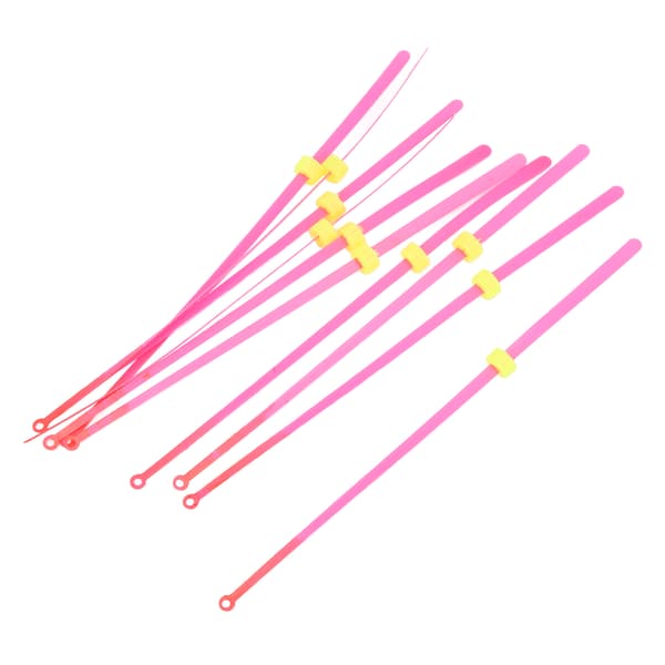 10 stk Mini isfiskestangtupp ABS toppseksjon 18 cm Vinterfisketilbehør