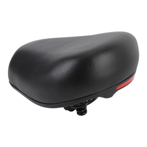 Bekväm elcykelsadel med stötdämpning och reflexband