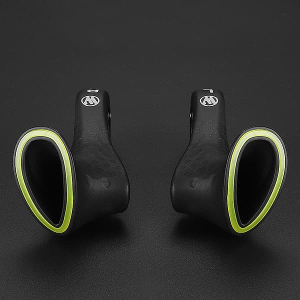 Komfortable fluorescerende cykelstyr-ender med ergonomisk design, nylon cykeltilbehør