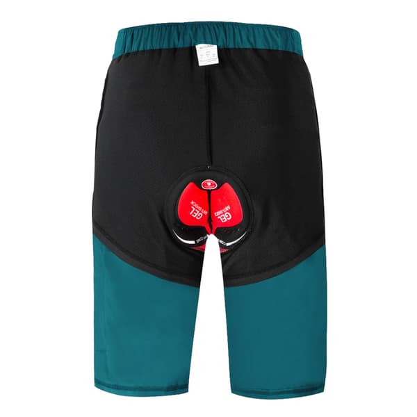 2-i-1 Cykelshorts för män med ventilerande 3D-skum, snabbtorkande, MTB