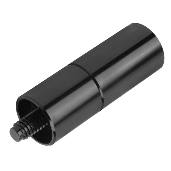 Poolkøforlænger 2oz skaftforlænger 5/16-18 tænder sort aluminium