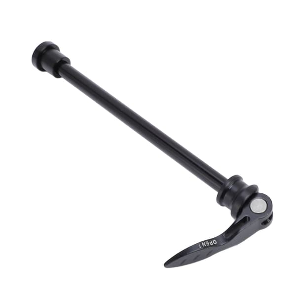 Højstyrke aluminiumslegering quick-release aksel til cykelfront- og baghjul.