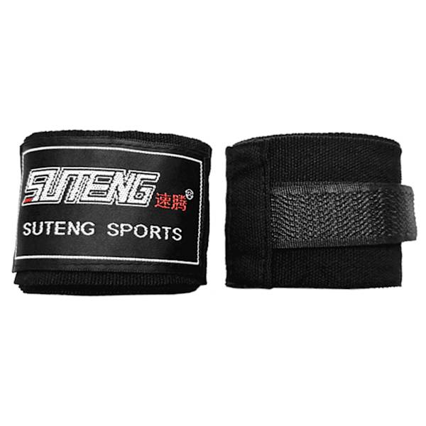 Handlindor för Boxning, 3 Meter, med Handledsstöd, Bomull, Muay Thai, Kickboxning, Träning