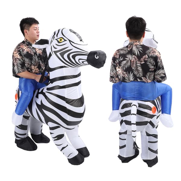 Oppusteligt dyrekostume til voksne, én størrelse, til fester, begivenheder, cosplay og forestillinger.
