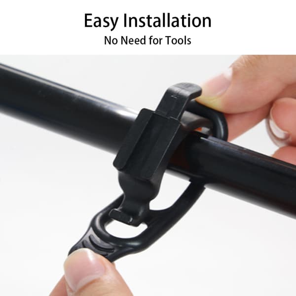 Oppladbar USB LED Sykkelhodelykt 10W Høy Lysstyrke Vanntett IP64 for Elsykler