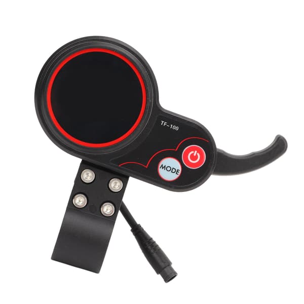 LCD-displaypanel för KUGOO M4 elscooter, 6-stift, vattentät med USB-port