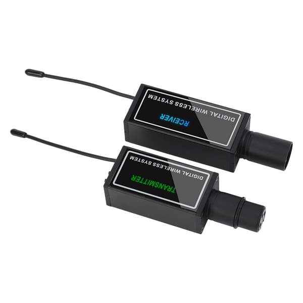 Trådløs UHF XLR USB Genopladelig Mikrofon Sender Modtager Adapter til Kamera Mixer