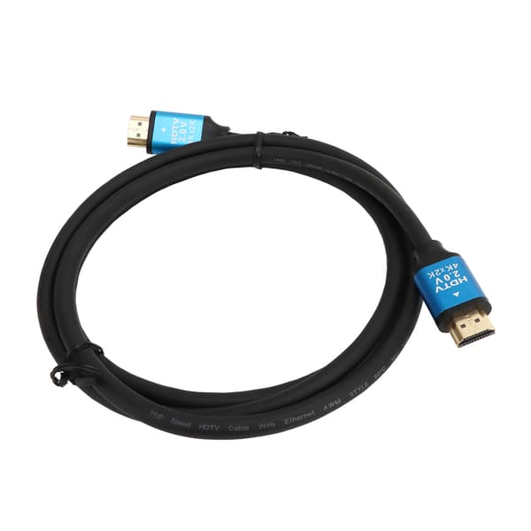 4K HD multimediegrensesnittkabel 5m PVC aluminiumslegering for TV PC bærbar PC blå
