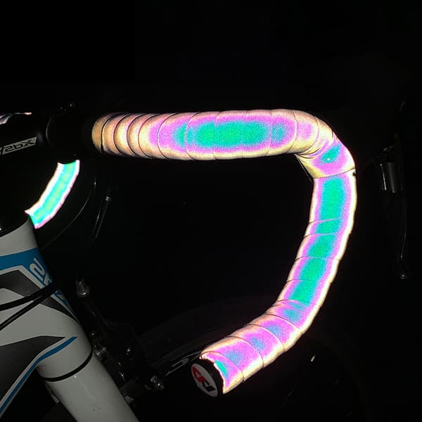 WEST BIKING Reflextejp för cykelstyre, slitstarkt och bekvämt PU+EVA-material
