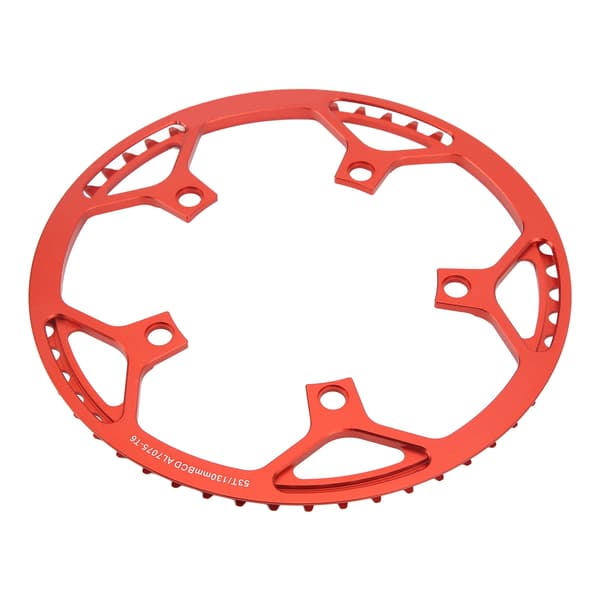 Fällbar cykel frihjul 53T aluminiumlegering CNC slitstark anodiserad röd