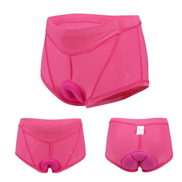 Naisten pyöräilyshortsit 3D-geelipehmusteella