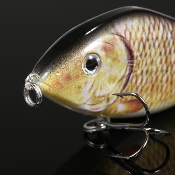 TARUOR 70mm 14.5g synkende agn crankbait med diskantkroker