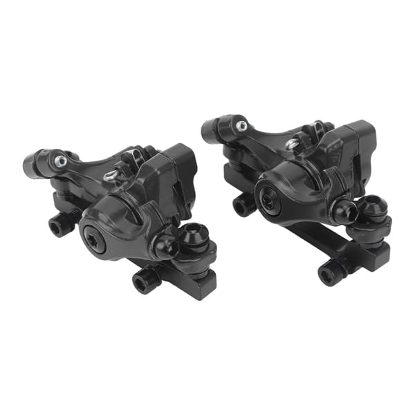 Mountainbike skivebremsesæt med sort aluminiumslegering, 2 stk.