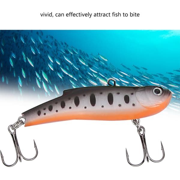 HENG JIA Tekoviehe Minnow Pehmeä 7cm Koukulla Elävä Pehmeä Viehe
