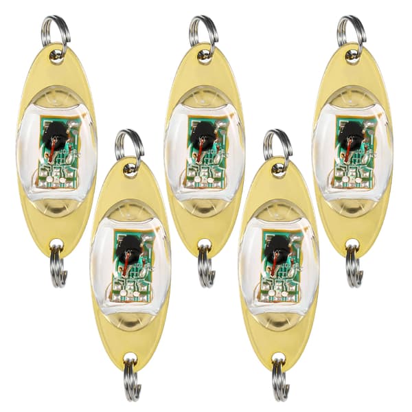 5 stk. undervands LED-lys til dybhavsfiskeri, blæksprutteagn, fisk, blinkende lampe
