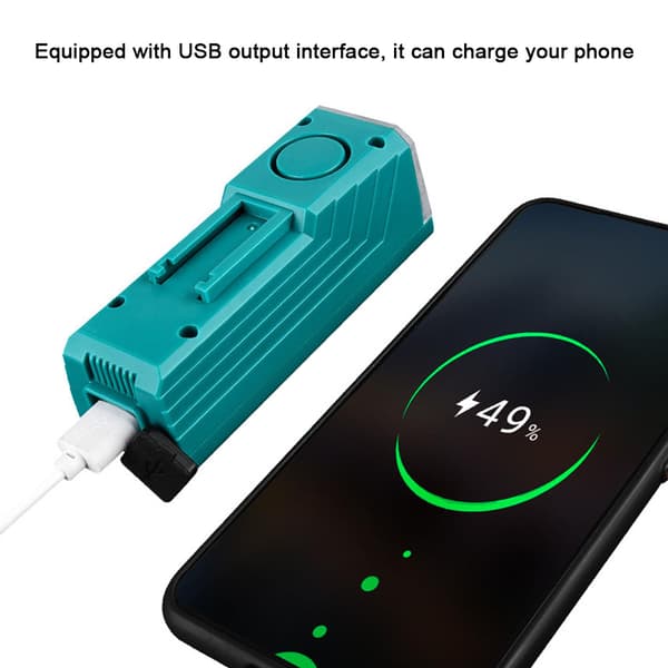 Vanntett Solar LED Sykkellys med Horn, 130dB, 4 Lysmoduser, Power Bank