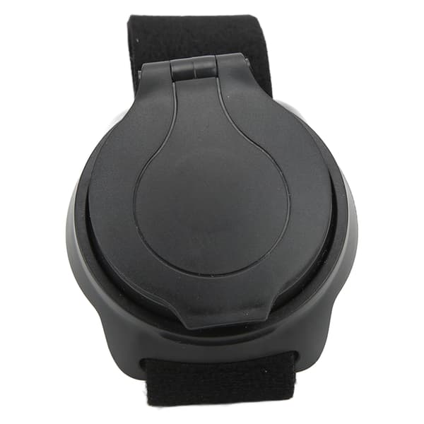Cykelbakspejl med nylonhåndledsrem, konkavt design, sort, 5 cm diameter, til motorcykler