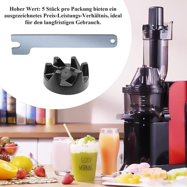 9704230 Set med 4 utbyteskopplingsdelar kompatibla med KitchenAid-modellerna KSB52, KSB5, 5KSB52 och 5KSB5