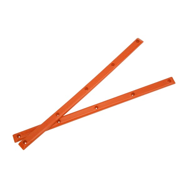 Rail Bones Ribs för Longboard - Slitstarka, Hållbara, Flexibla med en Glansig Orange Yta