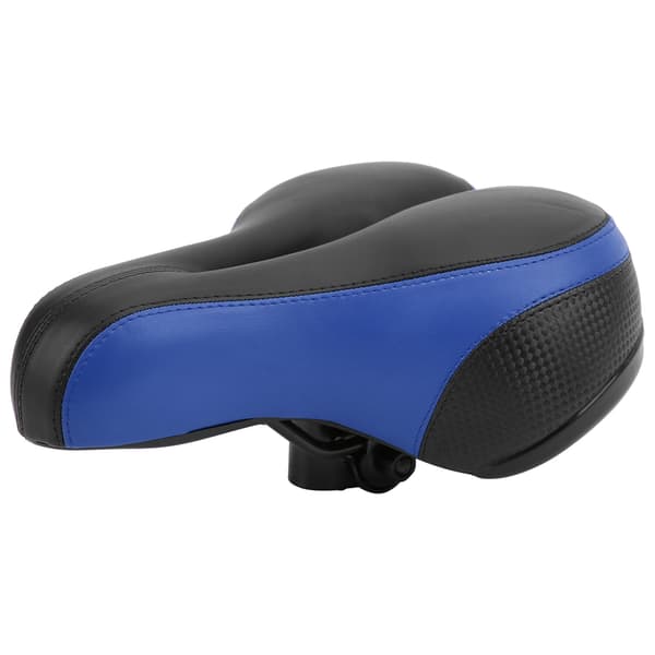 Bekväm mountainbikesadel, läder, mikrofiber, stötdämpare, ventilerad, ihålig design