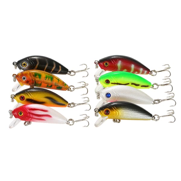 Blandet fiskelokkesæt 71 stk. Minnow Crankbaits kunstige lokker til bas og karper