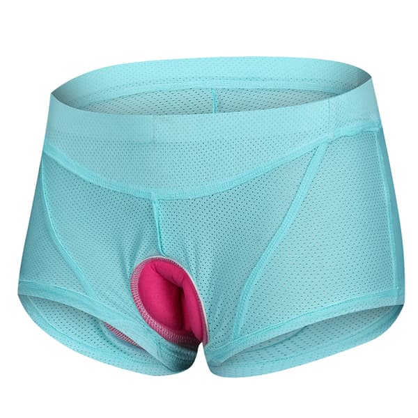 Naisten pyöräilyshortsit 3D-geelipehmusteella