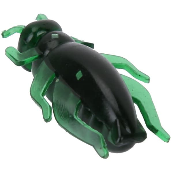 5-pack mjuka syrsfiskedrag simulering 2,3 cm för karpfiske (mörkgrön)