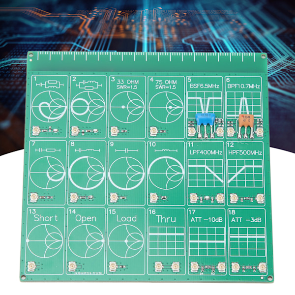 NanoVNA Vector Network Analyzer RF Frekvenstestkort Demonstrationssæt