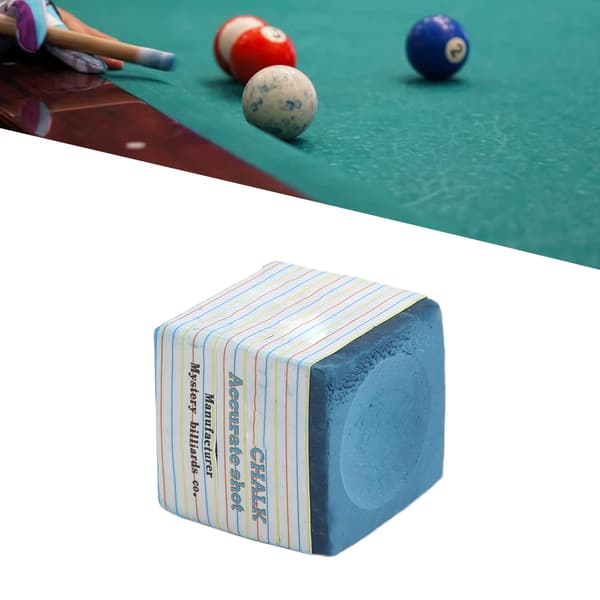 Professionell blå biljardkö-krita med hög vidhäftning, dammresistent för sport