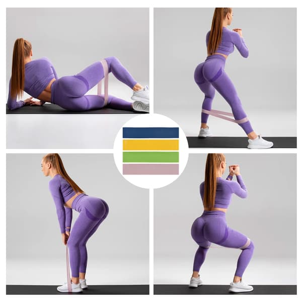 Pilates Stick Kit med 180lbs motståndsband, komplett bärbar kroppsutrustning