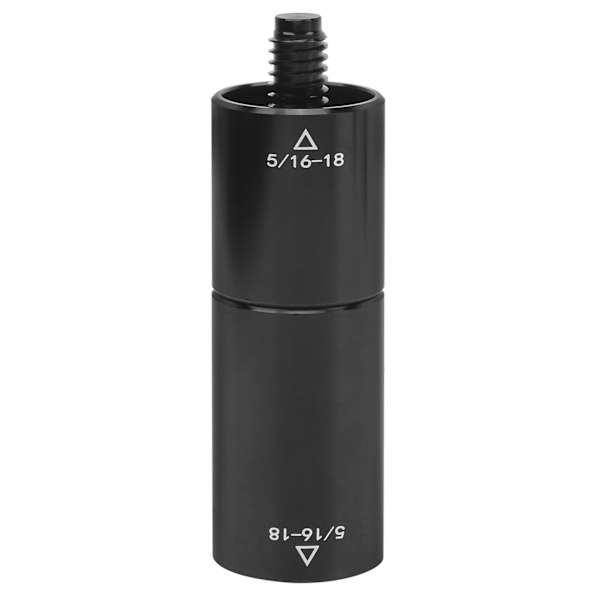Poolkøforlænger 2oz skaftforlænger 5/16-18 tænder sort aluminium