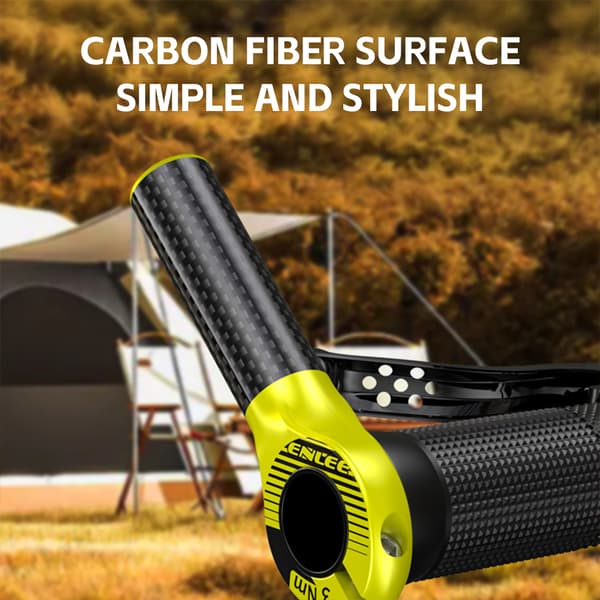 Karbonfiber sykkelstyre-ende 22,2 mm ergonomisk grep MTB