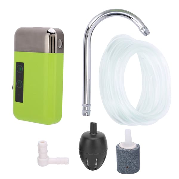 Iltpumpe med sensor, 3 tilstande, LED-lys til fiskeri, håndvask 210