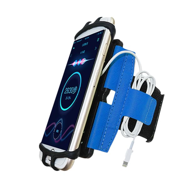 Telefonholder for 180° roterende arm, elastisk, for trening, løping, sykling