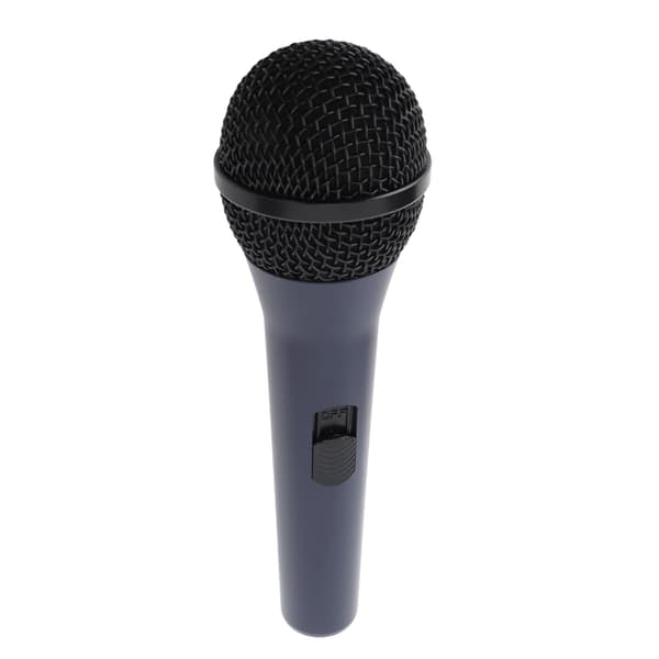 Kablet dynamisk metalmikrofon med ergonomisk net til karaoke og udendørs sang