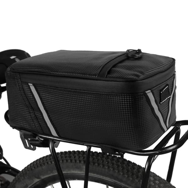 5L Vandtæt Cykelbagagebærerpose med Reflekterende Detaljer og Monterbart Lys